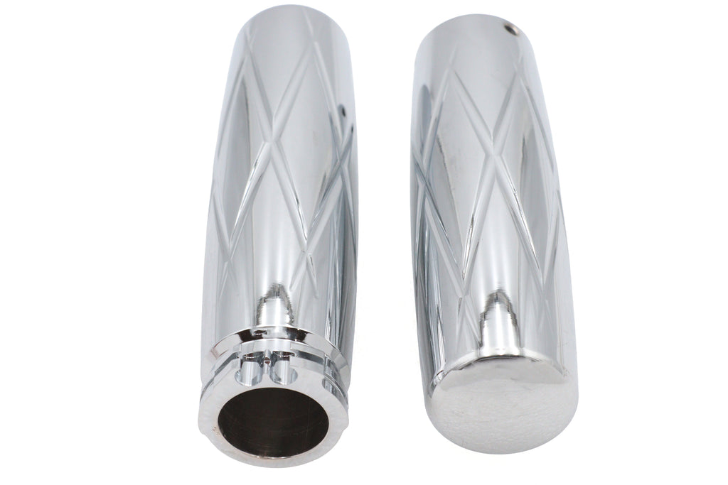 Billet Diamond Style Grip Set