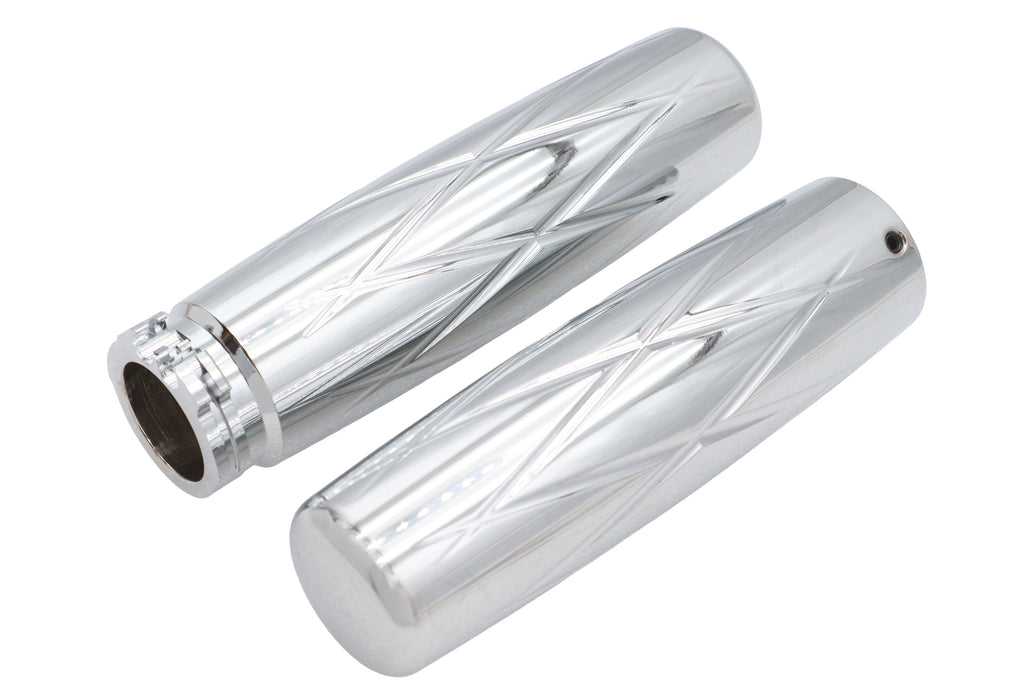 Billet Diamond Style Grip Set