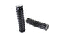 Black Grained Style Handlebar Grip Set