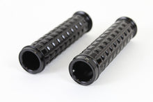 Load image into Gallery viewer, Black Grained Style Handlebar Grip Set