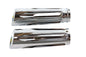 Chrome Billet Slasher Style Grip Set