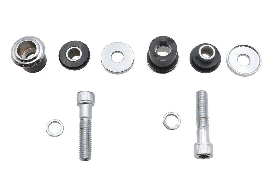 Flush Mount Handlebar Damper Kit Chrome