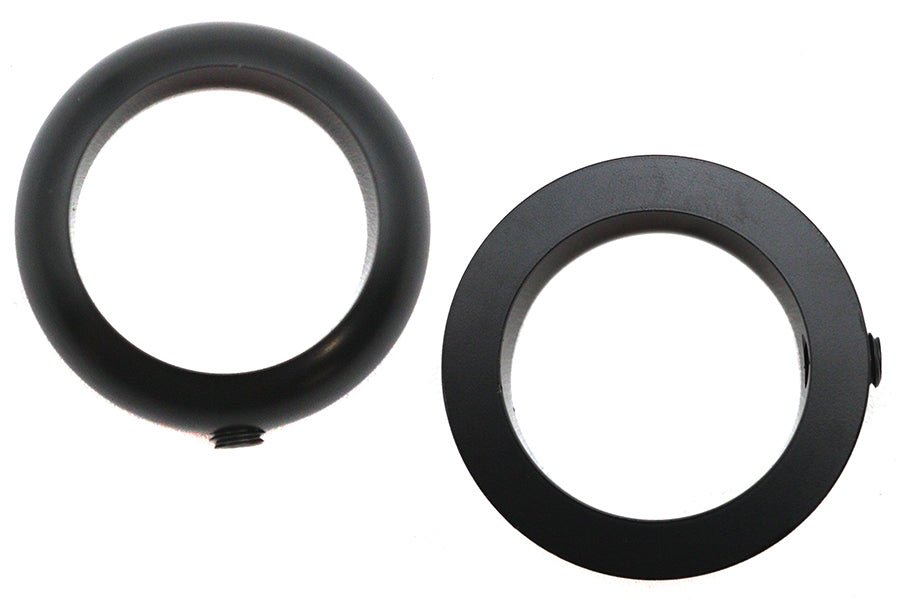 1 inch Handlebar Collar Set Black