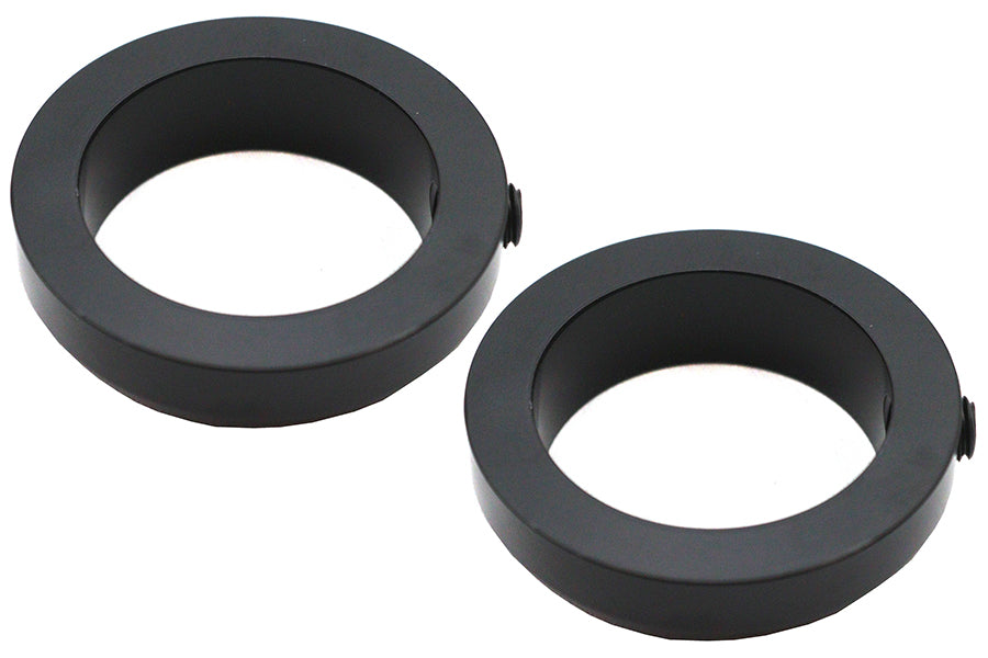 1 inch Handlebar Collar Set Black