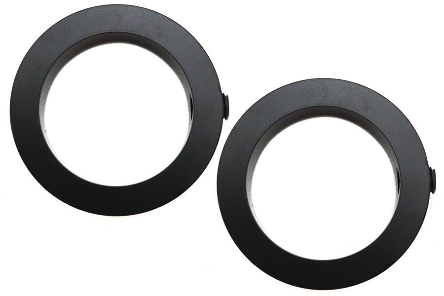 1 inch Handlebar Collar Set Black