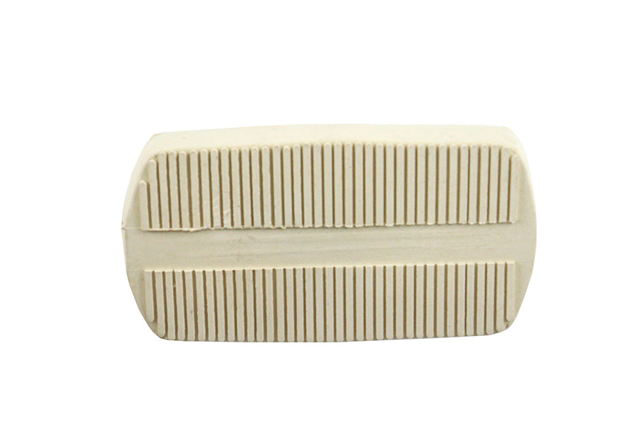 White FLH Brake Pedal Rubber Kit