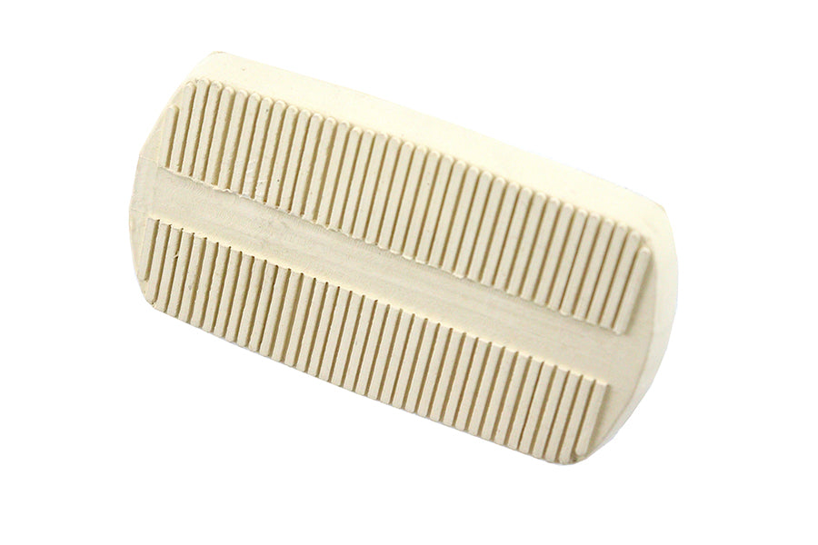 White FLH Brake Pedal Rubber Kit