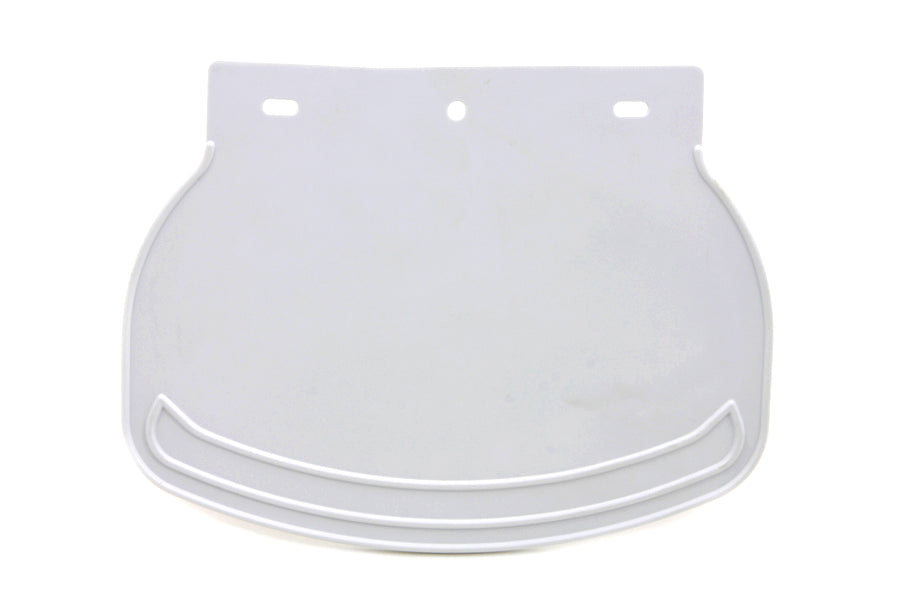 Mud Flap Rubber White Plain