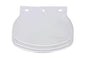 Mud Flap Rubber White Plain