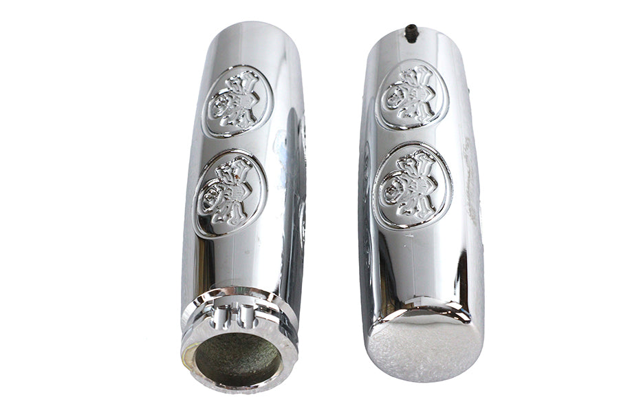 Billet Skull Style Grip Set
