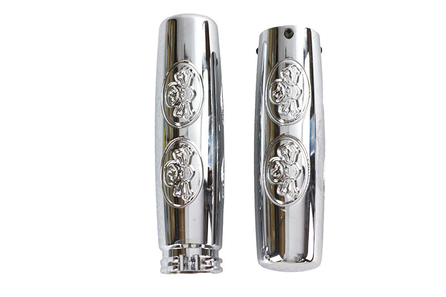 Billet Skull Style Grip Set
