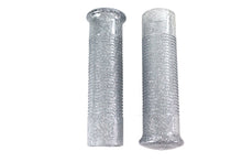 Load image into Gallery viewer, Silver Metal Flake Grip Set