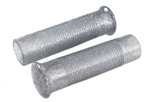 Load image into Gallery viewer, Silver Metal Flake Grip Set