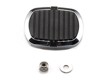 Load image into Gallery viewer, Small Brake Pedal Pad Chrome