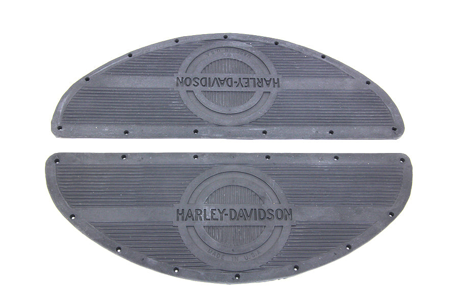 Black Rubber Footboard Mat Set