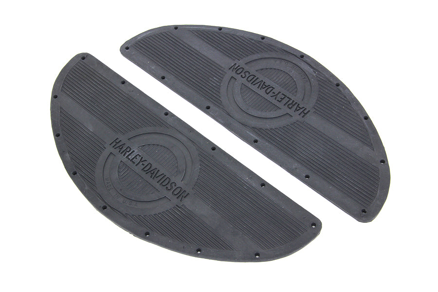 Black Rubber Footboard Mat Set
