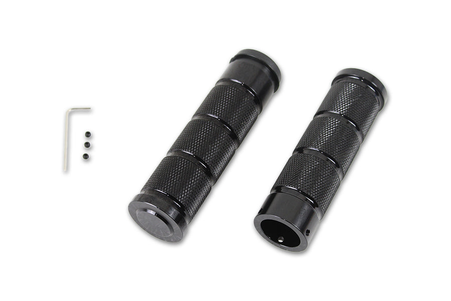 Black Retro Throttle by Wire Grip Set