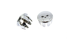 Load image into Gallery viewer, Skull Handlebar End Plug Set Chrome