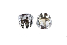 Load image into Gallery viewer, Skull Handlebar End Plug Set Chrome