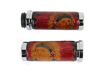 Load image into Gallery viewer, Indian Throttle By Wire Grip Set with Chrome Ends