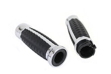 Load image into Gallery viewer, Alligator Style Grip Set Chrome