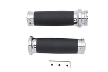 Load image into Gallery viewer, Caliber Handlebar Grip Set Chrome
