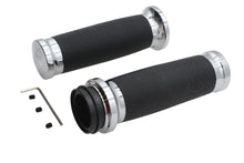 Load image into Gallery viewer, Caliber Handlebar Grip Set Chrome