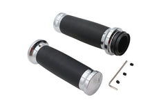 Load image into Gallery viewer, Caliber Handlebar Grip Set Chrome