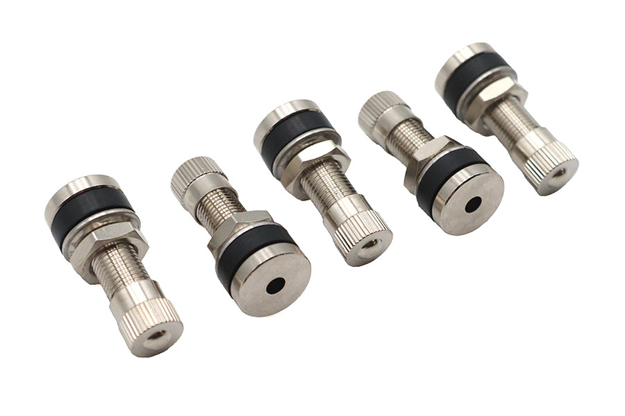 Tubeless Tire Valve For Mag Style Rims Chrome