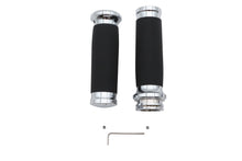 Load image into Gallery viewer, Ultima Black Grip Set with Chrome End Caps