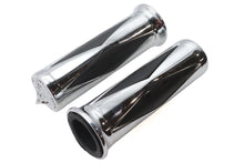 Load image into Gallery viewer, Ultima Diamond Style Grip Set with Chrome Eagle End Cap