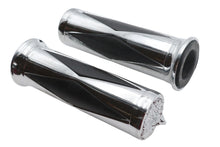 Load image into Gallery viewer, Ultima Diamond Style Grip Set with Chrome Eagle End Cap