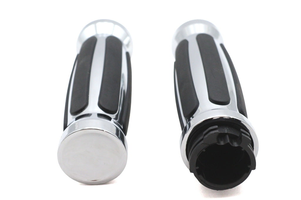 Rail Style Barrel Grip Set Chrome