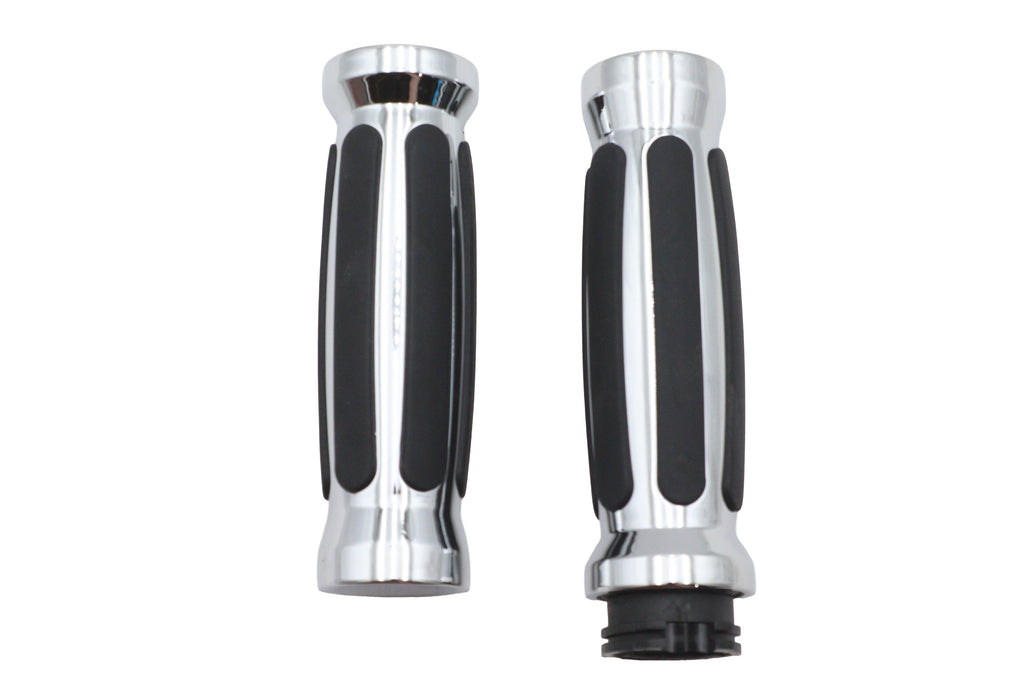 Rail Style Barrel Grip Set Chrome