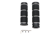 Load image into Gallery viewer, Billet Black Knurled Grip Set