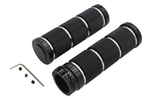 Load image into Gallery viewer, Billet Black Knurled Grip Set