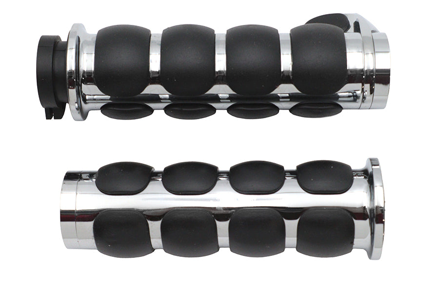 Ultima Cushioned TBW Grip Set with Chrome Ends
