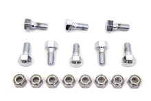 Load image into Gallery viewer, Rear Brake Drum Bolt and Nut Kit Chrome