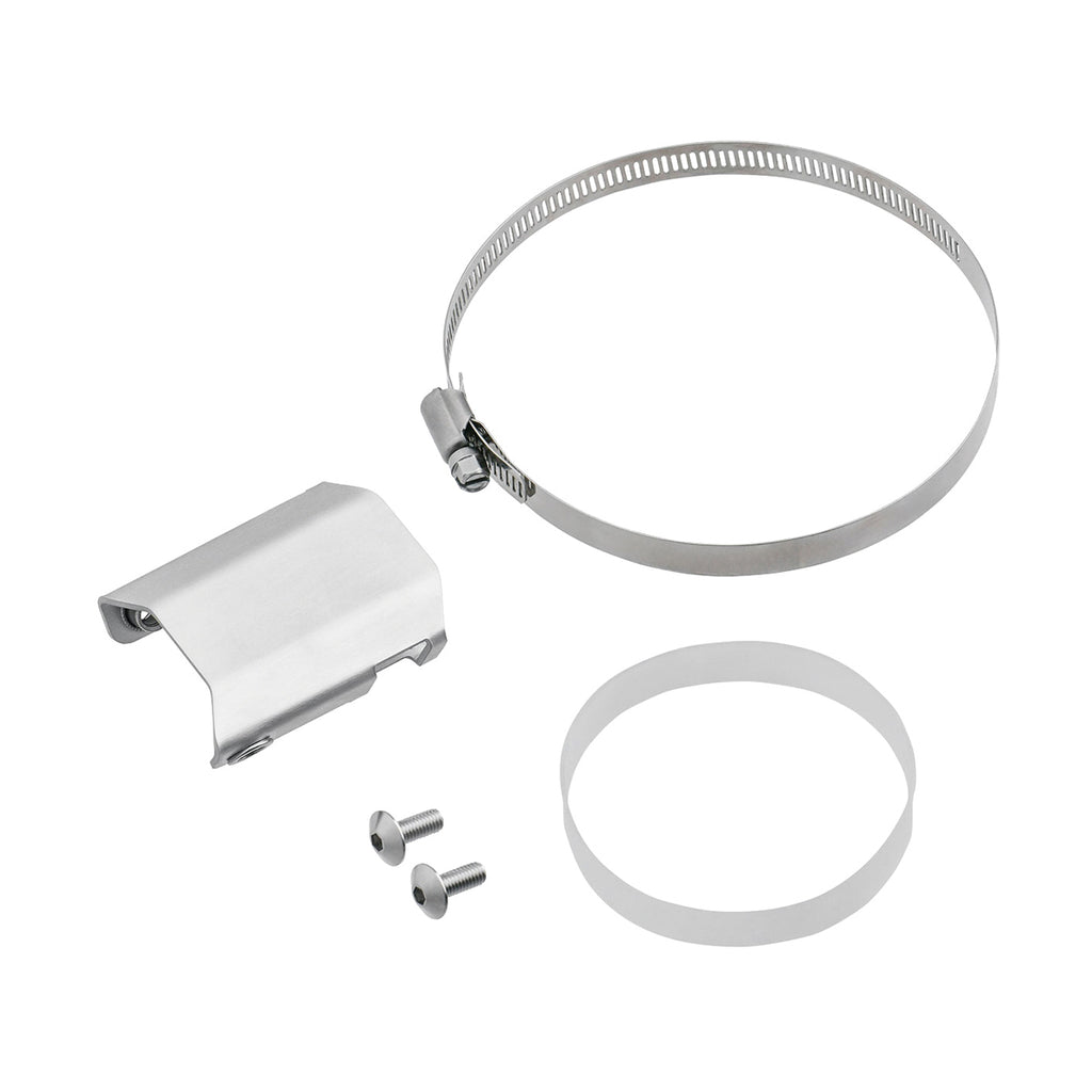 Silencer Heat Guard Extender Silver