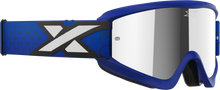 Load image into Gallery viewer, Flat Out Mirror Goggle Royal Blue Silver Mirror