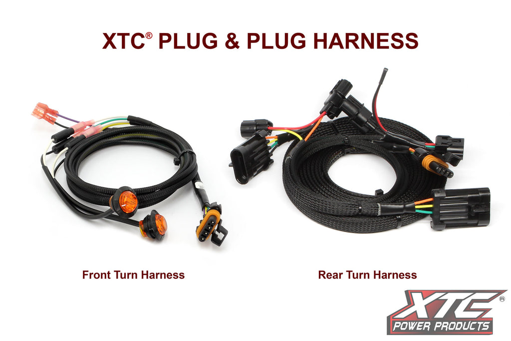 Auto Turn Signal Kit W/ Billet Lever And Front Drl Lights Hon