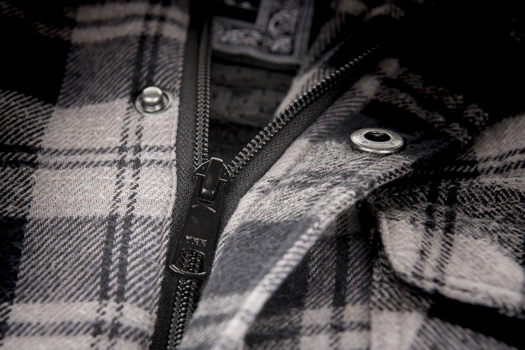 Marksman Flannel Black/Grey Md