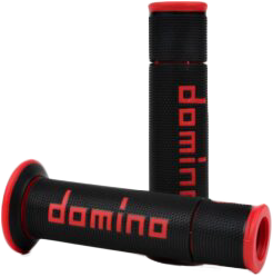 A450 Road Racing Grips Black/Red Pair