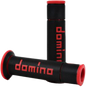 A450 Road Racing Grips Black/Red Pair