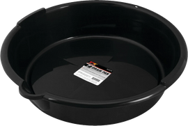 Performance Tool 7 Qt. plastic drain pan for tools, with deep basin for collecting fluids during maintenance or repairs.