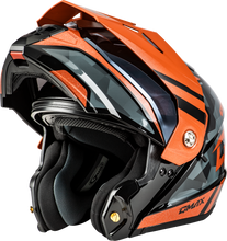 Load image into Gallery viewer, Md 74 Striker Modular Helmet W Smk Shield Blk/Gry/Or Mtlc Md