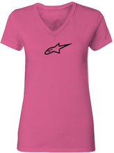 Load image into Gallery viewer, Women's Ageless Tee V Neck Pink Sm