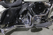 Load image into Gallery viewer, FLT Offset Megaphone 2:1 1-3/4 inch Exhaust Chrome with Chro