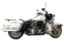 Load image into Gallery viewer, FLT 2:1 Lake Style Exhaust System Black