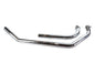 Shovelhead Upsweep Header Pipe Set Chrome